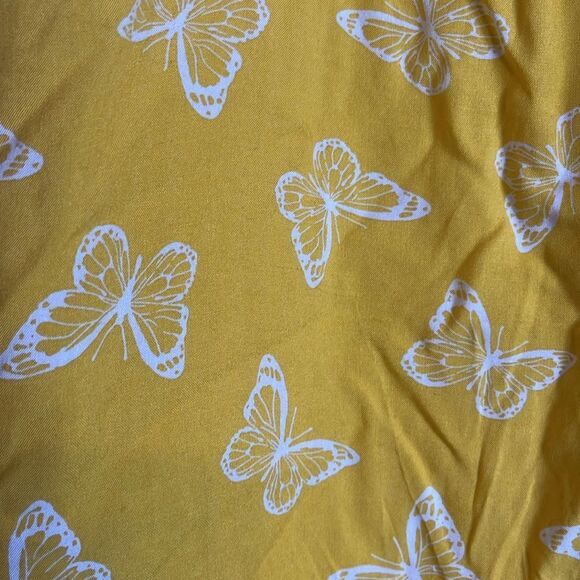 NWT GIRLS XXL 18 ART CLASS YELLOW BUTTERFLY STRAP SUN DRESS - Picture 11 of 12
